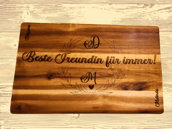 frühstücksbrett personalisiert