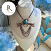 Handcrafted Amazonite Butterfly Necklace